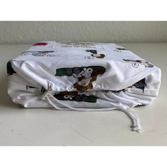 Peanuts Snoopy Woodstock Charlie Brown Linus Sally TWIN Size Soft Sheet Set NEW - Picture 11 of 12